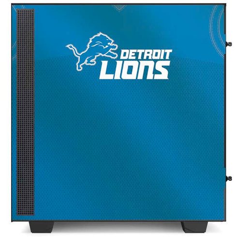 NFL Detroit Lions Team Jersey NZXT H510 Compact ATX Mid-Tower Case Skin
