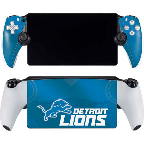 NFL Detroit Lions Team Jersey PlayStation Portal Remote Player Skin