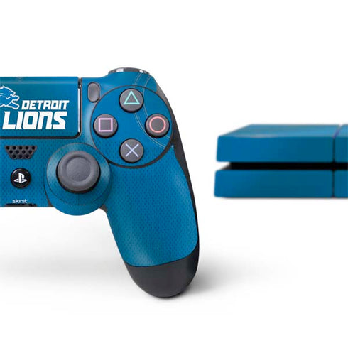 NFL Detroit Lions Team Jersey PS4 Console and Controller Bundle Skin