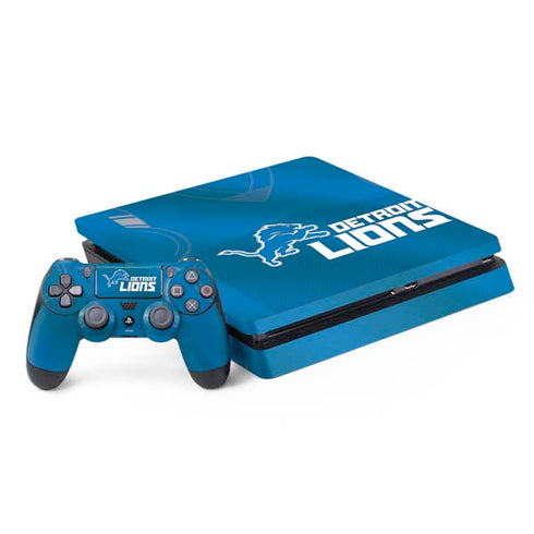 NFL Detroit Lions Team Jersey PS4 Slim Bundle Skin