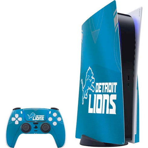 NFL Detroit Lions Team Jersey PS5 Bundle Skin