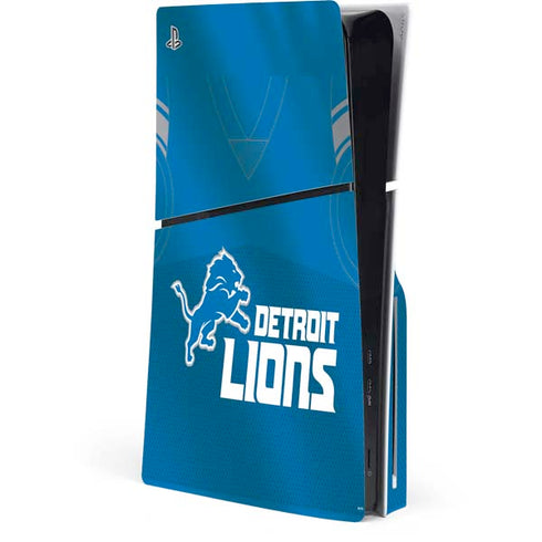 NFL Detroit Lions Team Jersey PS5 Slim Disk Console Skin