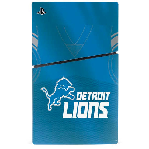 NFL Detroit Lions Team Jersey PS5 Slim Digital Edition Bundle Skin