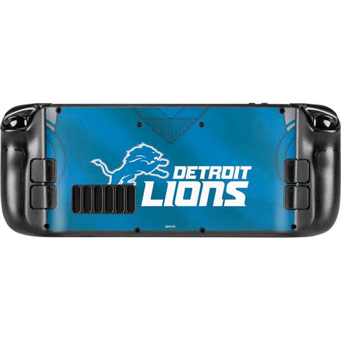NFL Detroit Lions Team Jersey Steam Deck Handheld Gaming Computer Skin