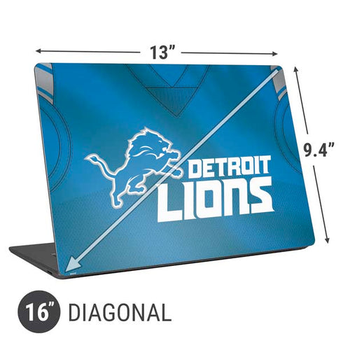 NFL Detroit Lions Team Jersey Universal Laptop 16in (13 x 9.4in) Skin