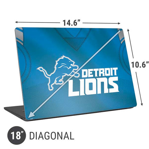 NFL Detroit Lions Team Jersey Universal Laptop 18in (14.6 x 10.6in) Skin