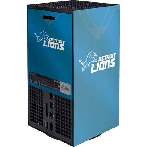 NFL Detroit Lions Team Jersey Xbox Series X Console Skin