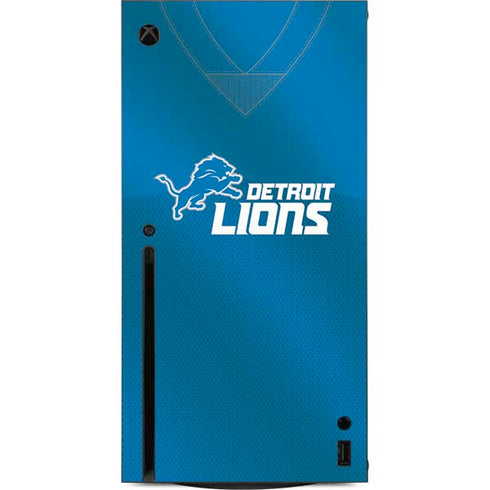 NFL Detroit Lions Team Jersey Xbox Series X Console Skin