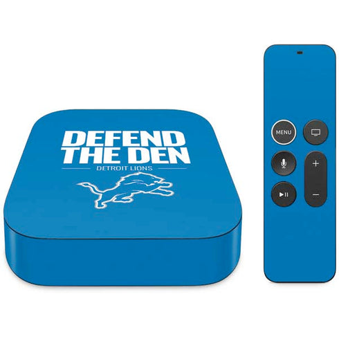 NFL Detroit Lions Team Motto Apple TV Skin
