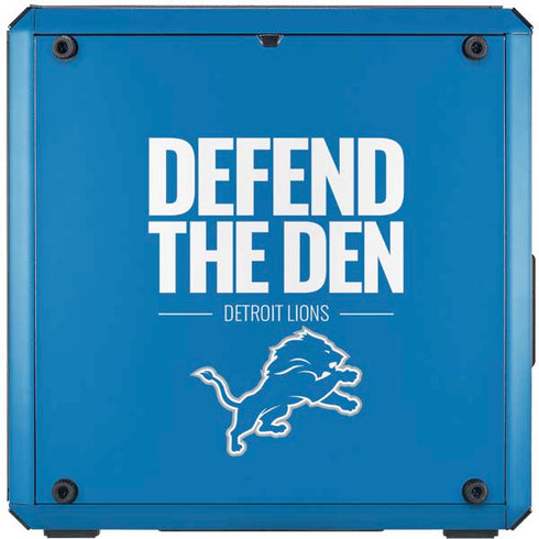 NFL Detroit Lions Team Motto Cooler Master MasterBox Q300L Mini Tower Skin