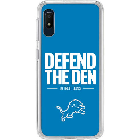 NFL Detroit Lions Team Motto Galaxy A10e Clear Case