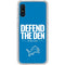 NFL Detroit Lions Team Motto Galaxy A10e Clear Case