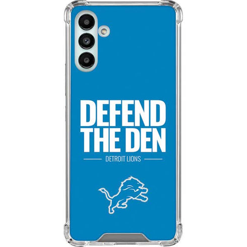 NFL Detroit Lions Team Motto Galaxy A13 5G Clear Case