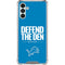 NFL Detroit Lions Team Motto Galaxy A13 5G Clear Case