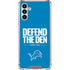 NFL Detroit Lions Team Motto Galaxy A13 5G Clear Case