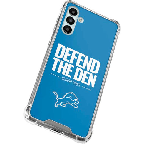 NFL Detroit Lions Team Motto Galaxy A13 5G Clear Case