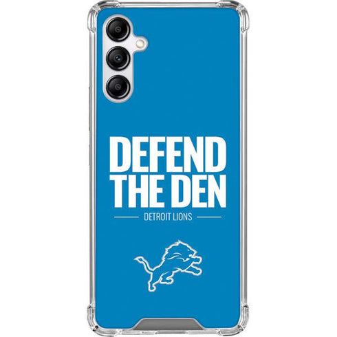 NFL Detroit Lions Team Motto Galaxy A14 5G Clear Case
