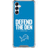 NFL Detroit Lions Team Motto Galaxy A14 5G Clear Case