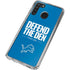 NFL Detroit Lions Team Motto Galaxy A21 Clear Case