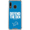 NFL Detroit Lions Team Motto Galaxy A30 Clear Case