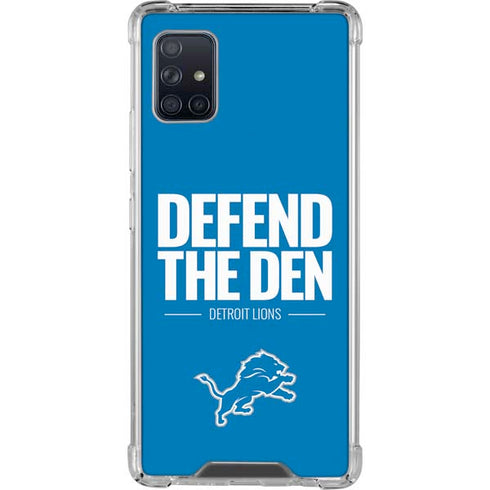 NFL Detroit Lions Team Motto Galaxy A51 5G Clear Case