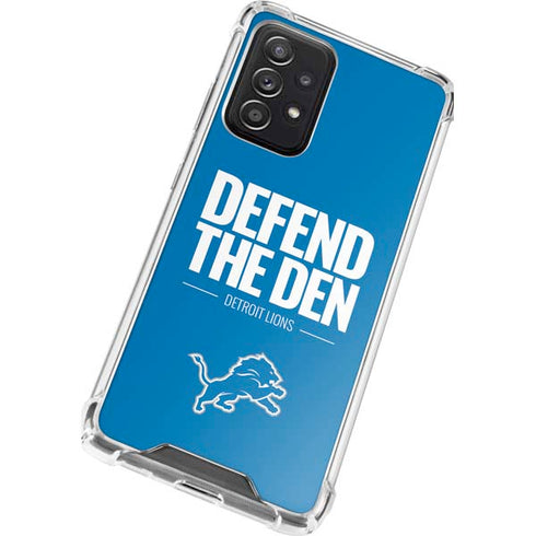 NFL Detroit Lions Team Motto Galaxy A52 5G Clear Case