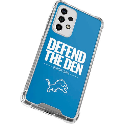 NFL Detroit Lions Team Motto Galaxy A53 5G Clear Case