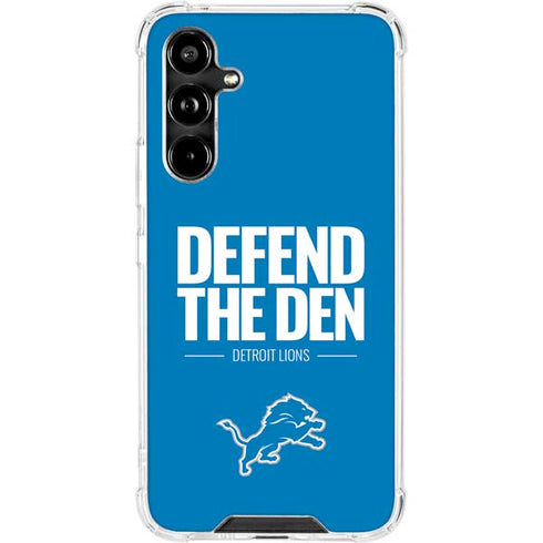 NFL Detroit Lions Team Motto Galaxy A54 5G Clear Case