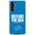 NFL Detroit Lions Team Motto Galaxy A54 5G Clear Case