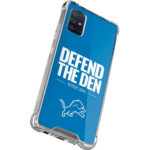 NFL Detroit Lions Team Motto Galaxy A71 5G Clear Case