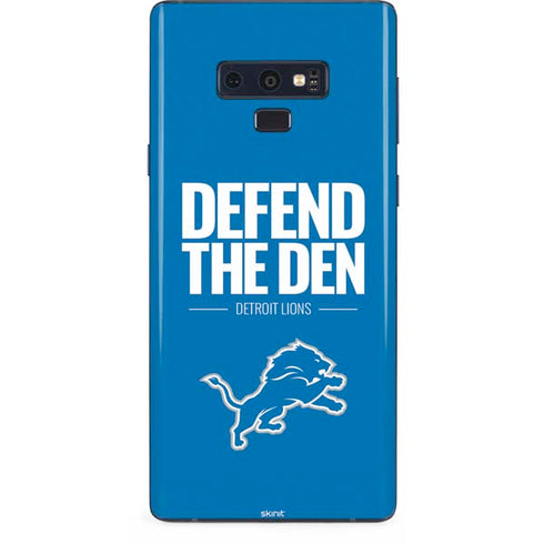 NFL Detroit Lions Team Motto Galaxy Note 9 Skin