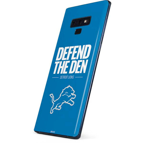 NFL Detroit Lions Team Motto Galaxy Note 9 Skin