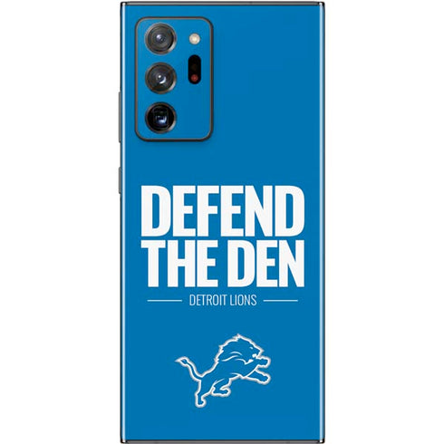 NFL Detroit Lions Team Motto Galaxy Note20 Ultra 5G Skin