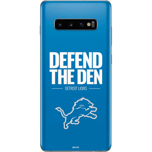 NFL Detroit Lions Team Motto Galaxy S10 Plus Skin