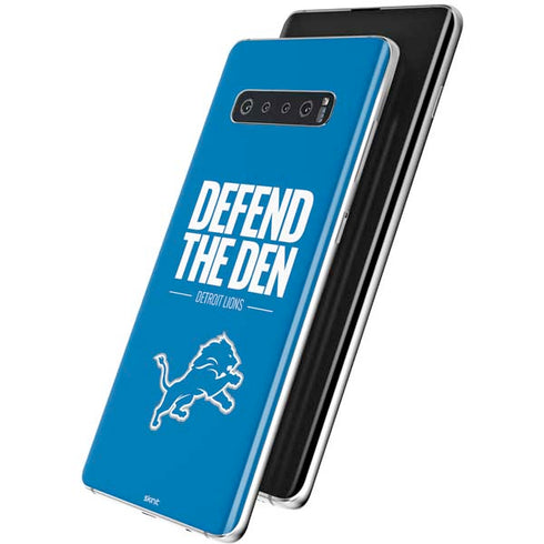 NFL Detroit Lions Team Motto Galaxy S10 Plus Skin