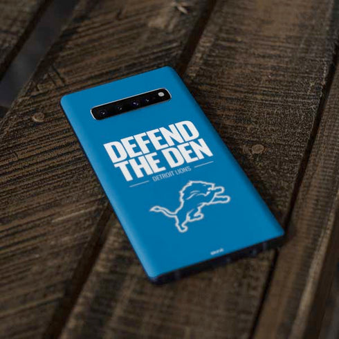 NFL Detroit Lions Team Motto Galaxy S10 Plus Skin