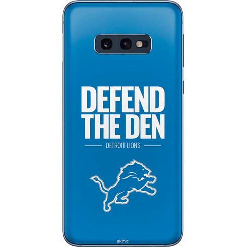 NFL Detroit Lions Team Motto Galaxy S10e Skin