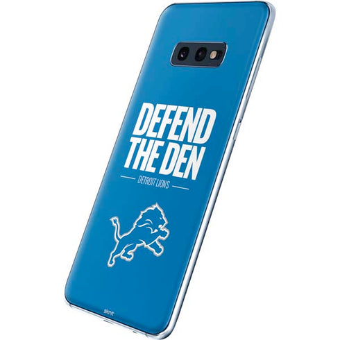 NFL Detroit Lions Team Motto Galaxy S10e Skin