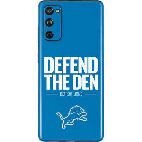 NFL Detroit Lions Team Motto Galaxy S20 Fan Edition Skin