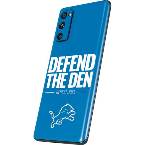 NFL Detroit Lions Team Motto Galaxy S20 Fan Edition Skin