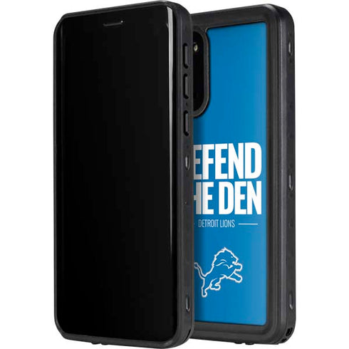 NFL Detroit Lions Team Motto Galaxy S20 Plus Waterproof Case