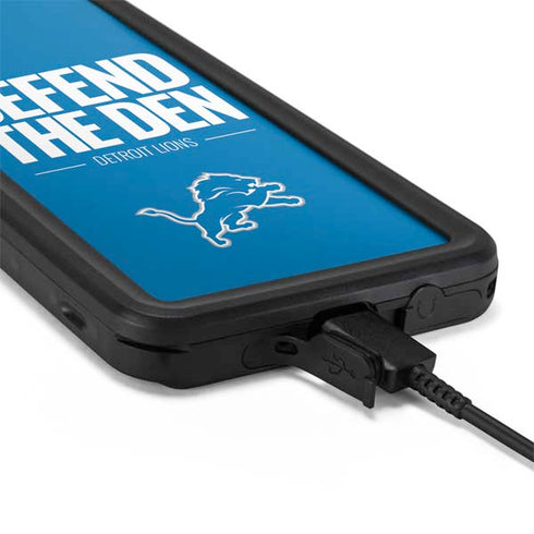 NFL Detroit Lions Team Motto Galaxy S20 Plus Waterproof Case