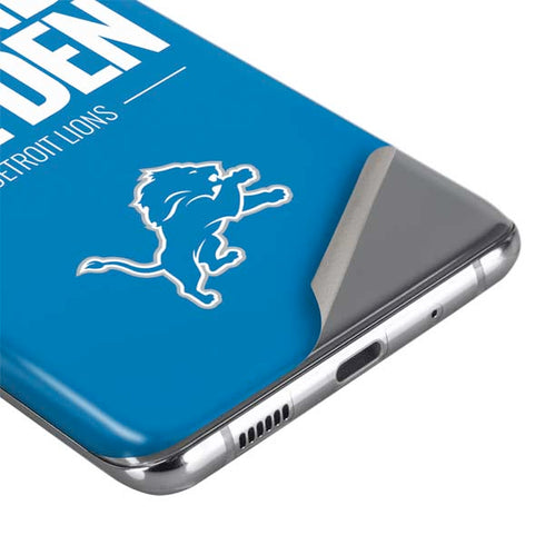 NFL Detroit Lions Team Motto Galaxy S20 Skin