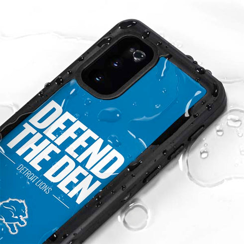 NFL Detroit Lions Team Motto Galaxy S20 Waterproof Case