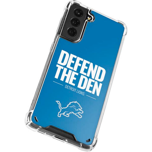 NFL Detroit Lions Team Motto Galaxy S21 Plus 5G Clear Case