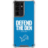 NFL Detroit Lions Team Motto Galaxy S21 Ultra 5G Clear Case