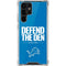 NFL Detroit Lions Team Motto Galaxy S22 Ultra Clear Case