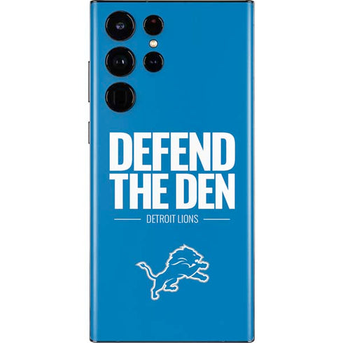 NFL Detroit Lions Team Motto Galaxy S22 Ultra Skin