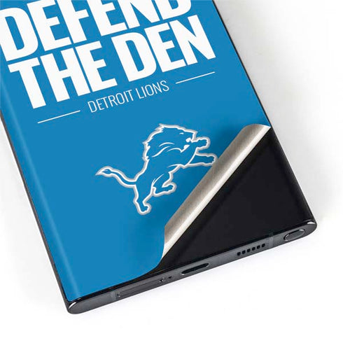 NFL Detroit Lions Team Motto Galaxy S22 Ultra Skin