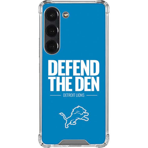 NFL Detroit Lions Team Motto Galaxy S23 Clear Case